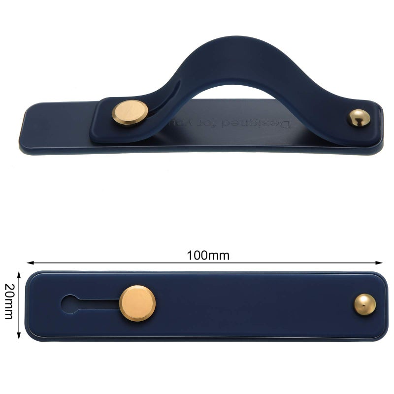 Weewooday 6 Pieces Phone Grip Holder Cell Phone Grip Strap Telescopic Finger Strap Stand Universal Finger Kickstand for Most Smartphones(Soft Colors) - Image 3