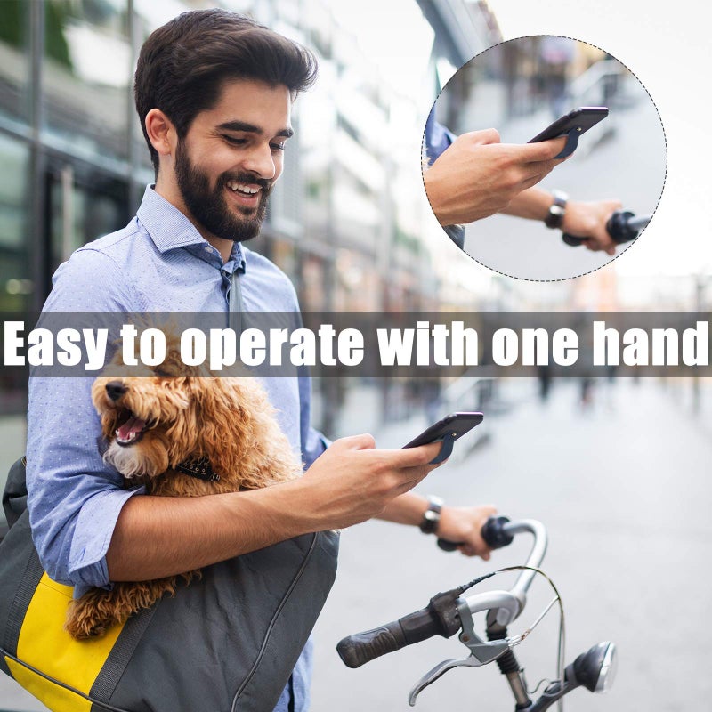 Weewooday 6 Pieces Phone Grip Holder Cell Phone Grip Strap Telescopic Finger Strap Stand Universal Finger Kickstand for Most Smartphones(Soft Colors) - Image 5