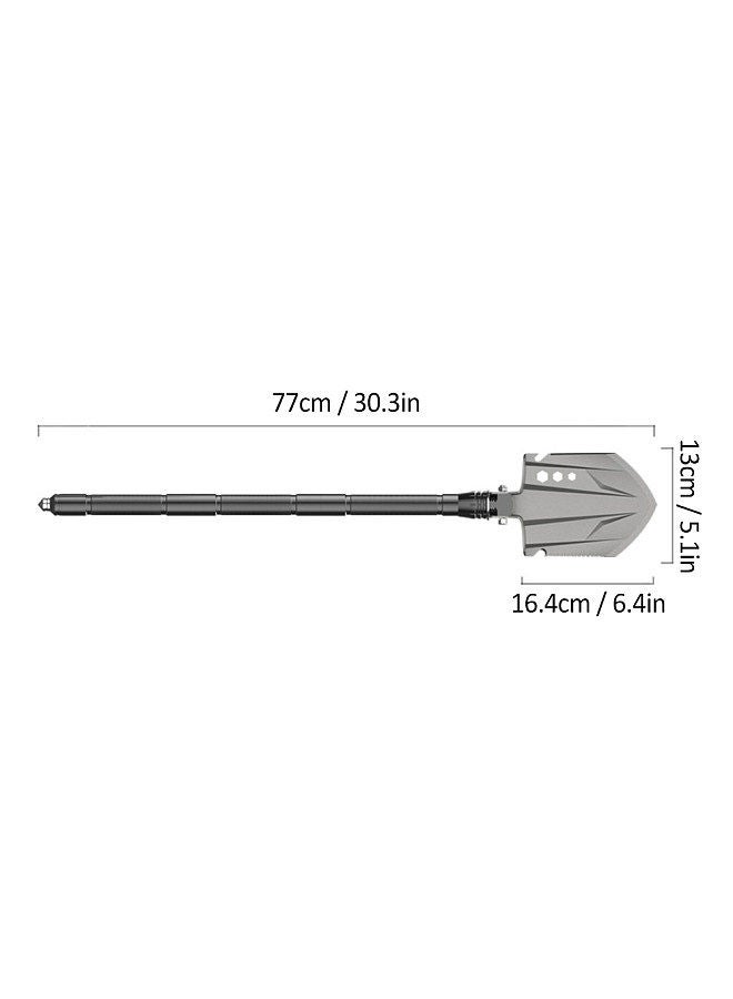 Generic Outdoor Folding Shovel Multi-Tool Camping Shovel Entrenching Tool for Car Emergency Survival Hiking Backpacking  - Image 4