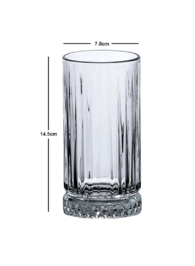 Pasabahce 4-Piece Elysia  Long Drink Glass Set 365 ml Clear - Image 2