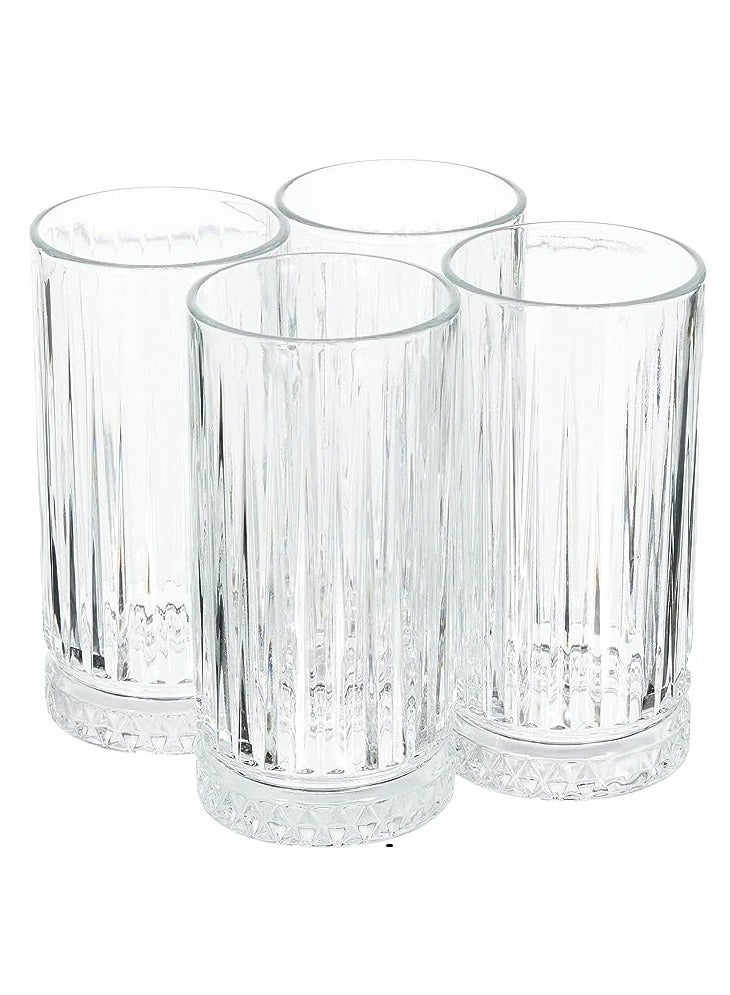 Pasabahce 4-Piece Elysia  Long Drink Glass Set 365 ml Clear - Image 4
