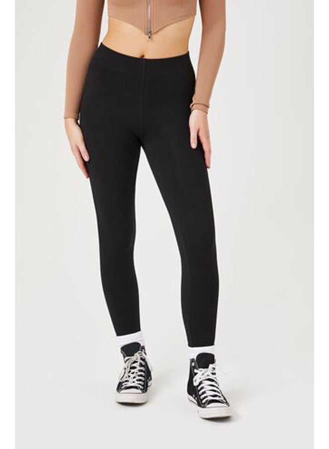 FOREVER 21 Basic High-Rise Leggings - Image 1