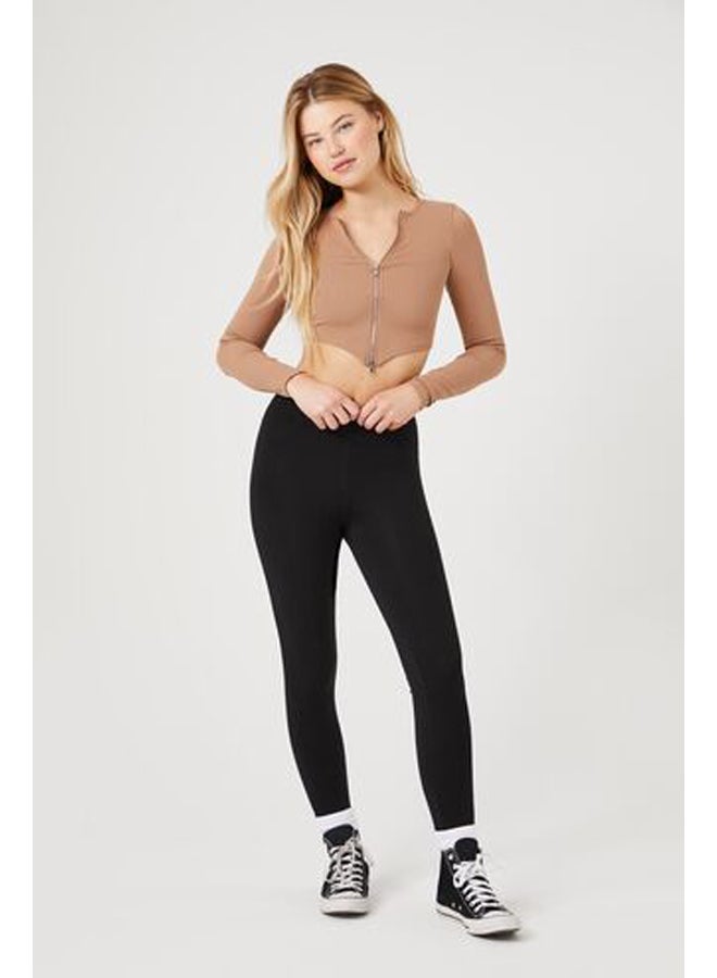 FOREVER 21 Basic High-Rise Leggings - Image 4