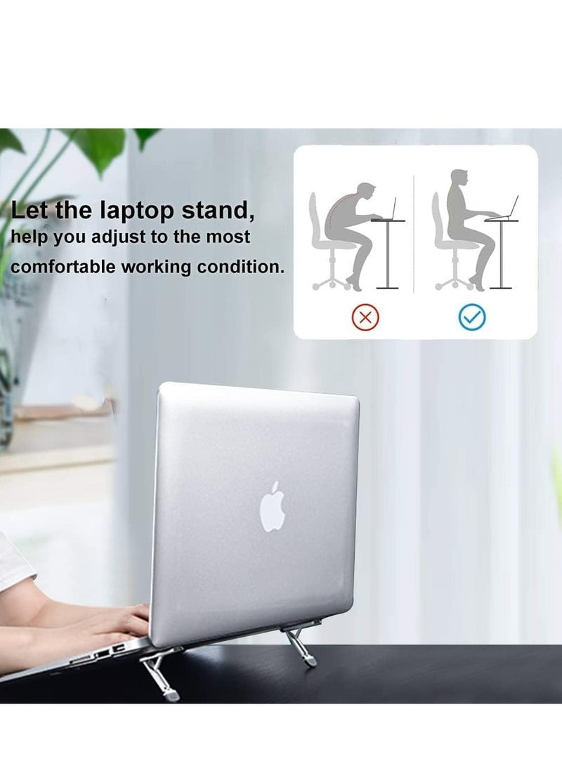 Oasisgalore Portable Laptop Stand Laptop Holder with 3 Adjustable Angles for Desk 12-20 Inches Laptop  - Image 3