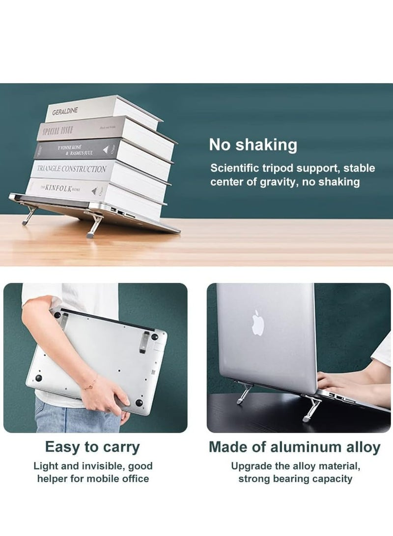Oasisgalore Portable Laptop Stand Laptop Holder with 3 Adjustable Angles for Desk 12-20 Inches Laptop  - Image 4