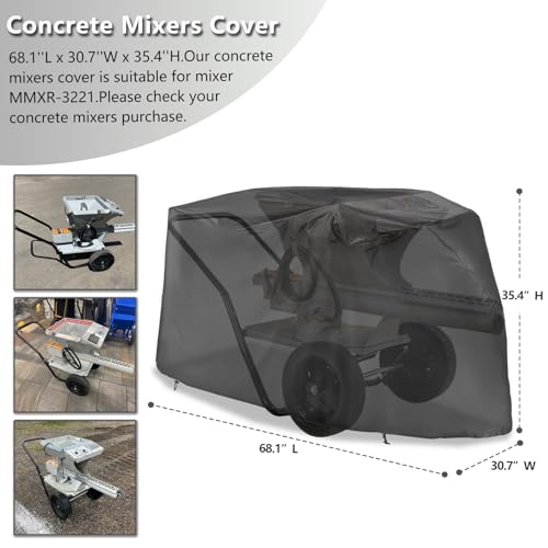 Exokugo ConcreteMud Mixers CoverFits Mixer MMXR3221Provide AllWeather ProtectionCover Only - Image 3