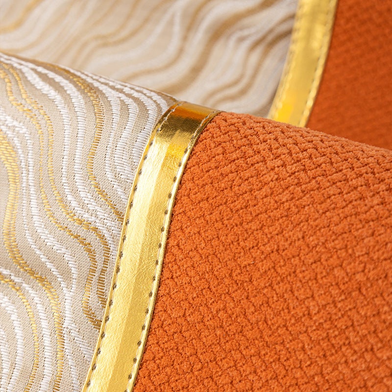 Seat Cushion Orange Sofa Cushion All-Season Universal Light Luxury Style 2026 New Non-Slip Cushion Cover Cloth Towel - Image 4