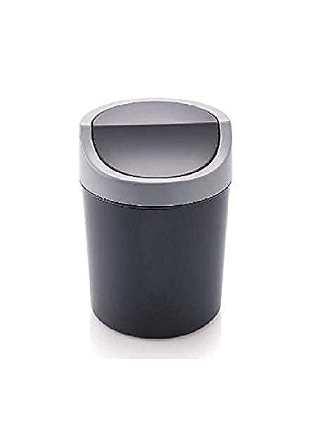 RAGYULA RAGYULA Plastic Waste Storage Garbage Mini Dustbin With Lid For Office Desk Organizer Dustbins Home Work Place Bedroom Kitchen Car Multicolor Pack of 1  - Image 2