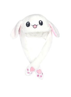 New Style Cute Funny Rabbit Hat Moving Bunny Ears Soft Plush Cap Toy