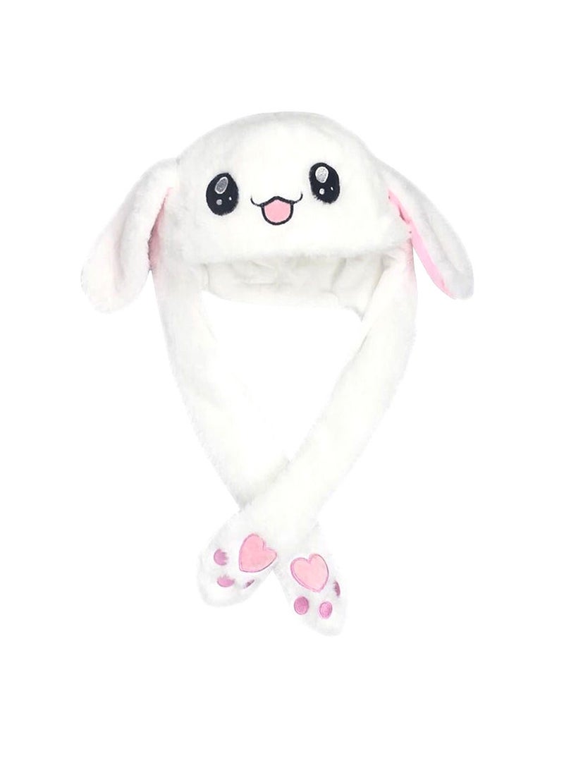Generic - New Style Cute Funny Rabbit Hat Moving Bunny Ears Soft Plush Cap Toy - Image 1