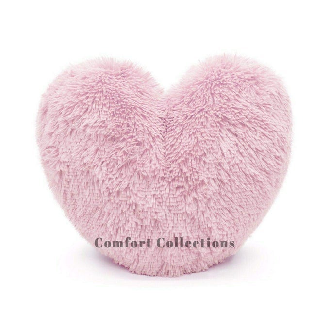 CUDDLY TEDDY BEAR FLEECE SUPER SOFT 3D HEART SHAPE FLUFFY FILLED CUSHION COSY WARM HOME DECORATION GIFT FOR LOVED ONE VALENTINE DAY 100 POLYESTER HEART CUSHION PINK 38CM X 38CM APPROXIMATE
