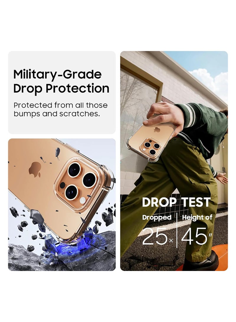 IPhone 16 Pro Max Case Clear Shockpoof Reinforced Corners Slim Fit Soft Flexible TPU Bumper Phone Case for iPhone 16 Pro Max Cover,Crystal Clear - Image 5