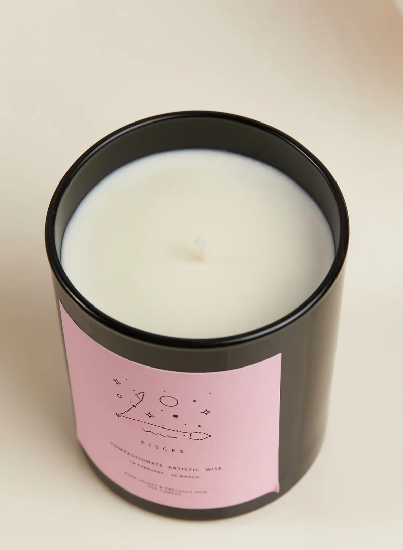 Flamingo Candles Pisces Rose Velvet & Precious Oud  Candle