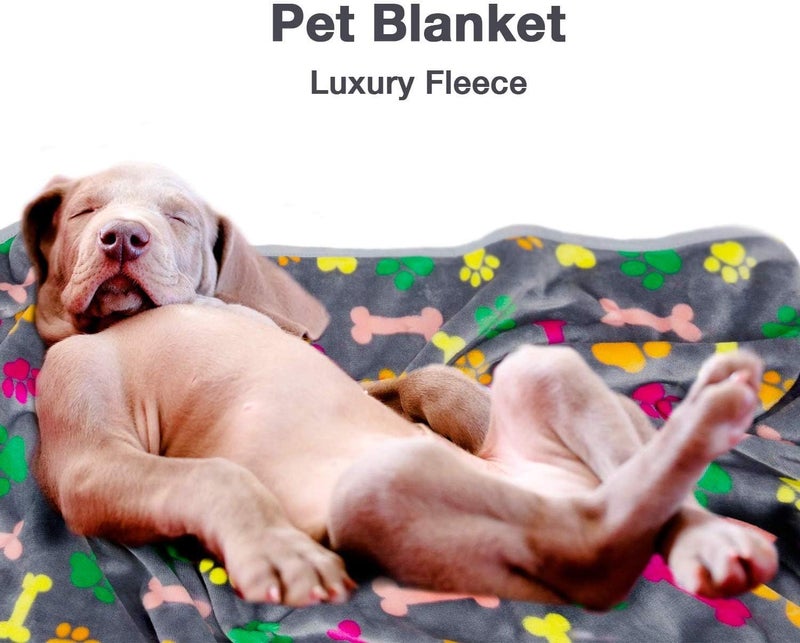 KUTKUT Luxurious Dog Blanket, Super Soft Warm Fluffy Microplush Flannel Pet Blanket for Small Medium - Image 4