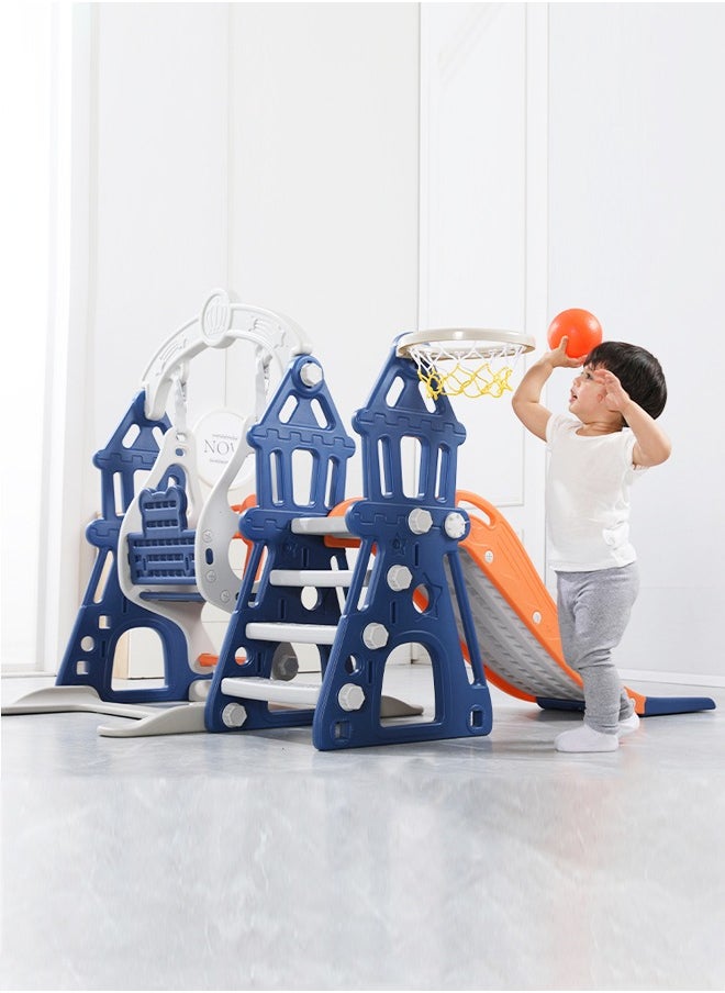 XIANGYU Preschool Plastic Outdoor Play Home Swing And Slide Kids Children Set For Baby  - Image 2