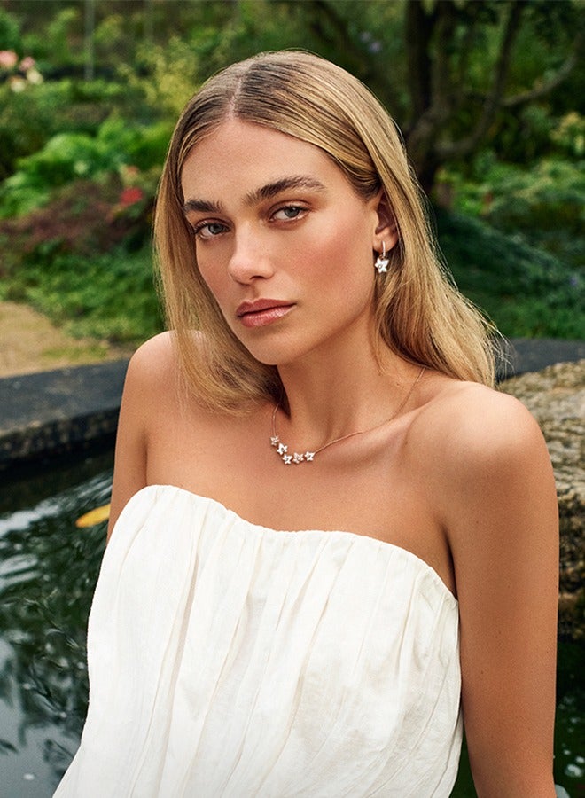 LOLA ROSE ​​Women's Lola Rose White Ivy Earrings - Delicate Ivy Leaf Design, Elegant Nature-Inspired Jewelry for Daily Wear & Special Occasions Like Weddings​​ - Image 5
