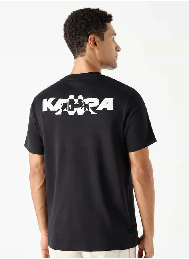 Kappa Kappa Embossed T-shirt with Short Sleeves