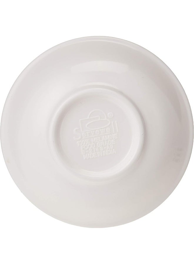 Servewell Melamine White Round Sauce Plate 7Cm - Image 3