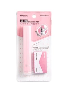 Pen Shape Staple Mini Stapler Set Stapling Paper Size 10