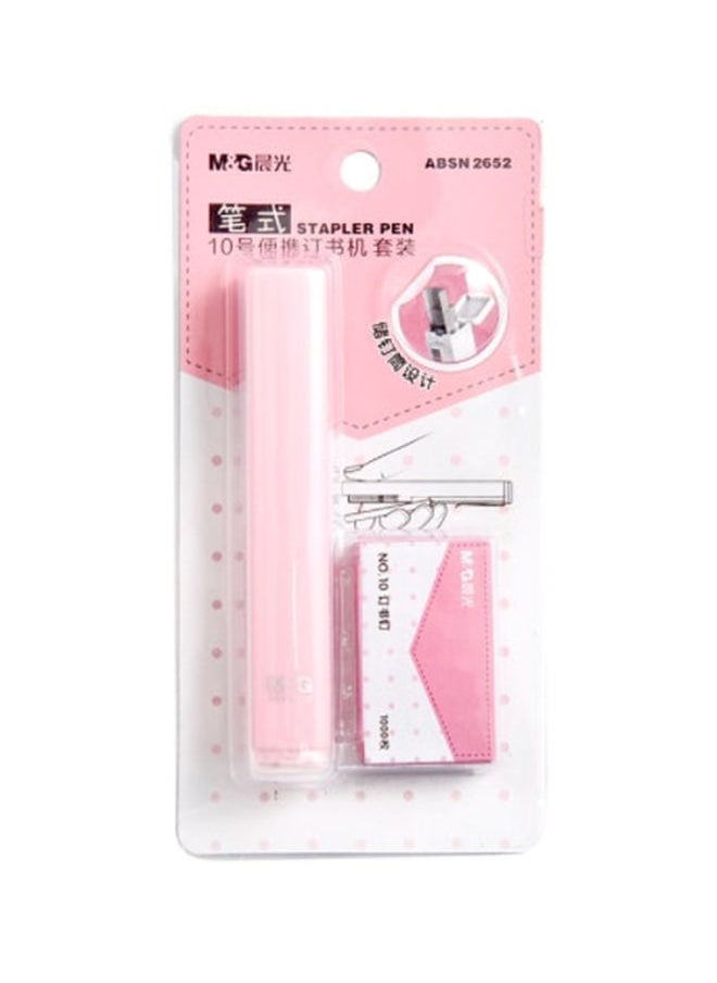 M&G - Pen Shape Staple Mini Stapler Set Stapling Paper Size 10 - Image 1
