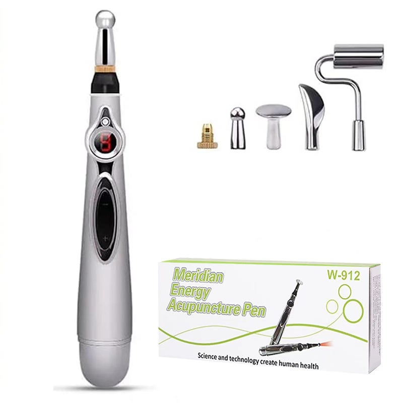 Acupuncture Pen Electronic Acupuncture Pen Therapy Energy Massage Tools Suitable for Women Men5in1