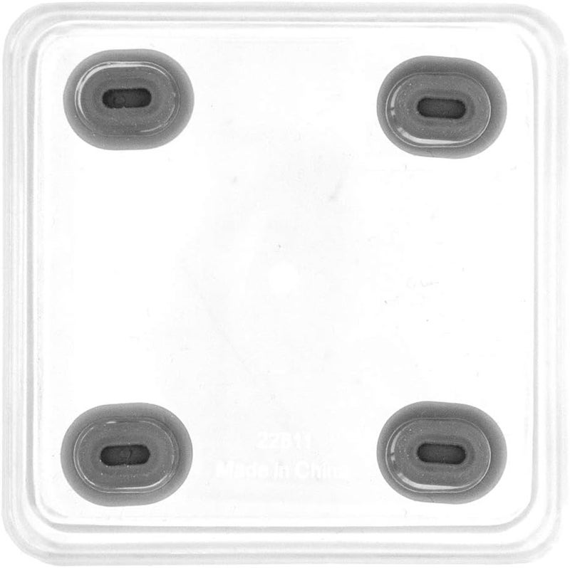 Glad Plastic Drawer Storage Tray – Heavy Duty Organizer Bin for Home, Kitchen, Bath, Bedroom, Office | Non-Slip Feet, Clear, 3" x 3" - Image 4