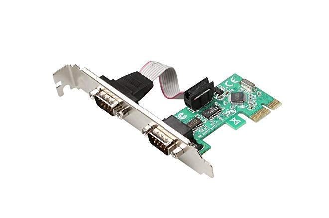 Dyeton PCI Express 2 Port Serial Card