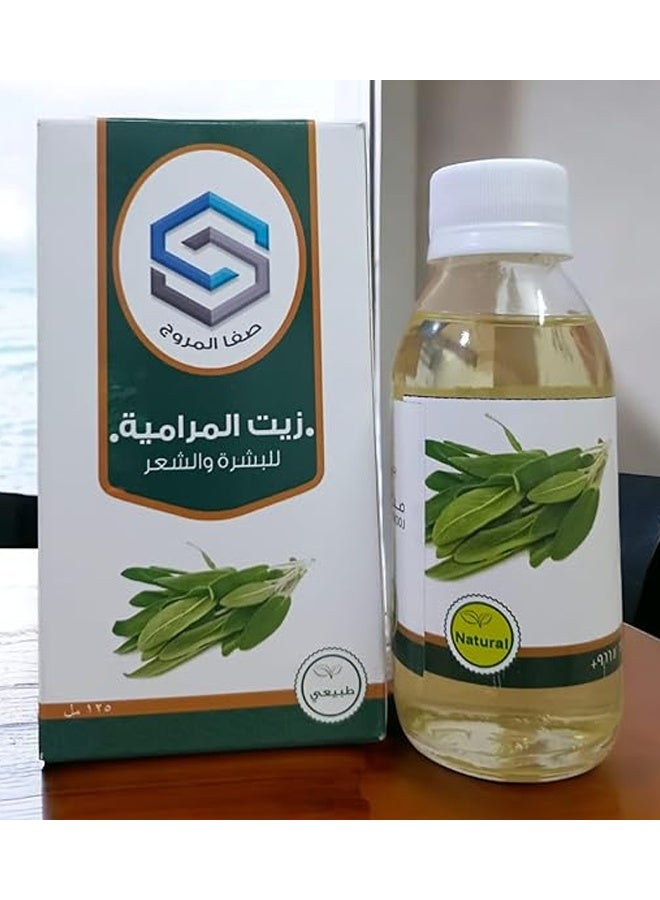 Safa Almurooj Safa Almurooj Sage Oil 125ml - A Botanical Miracle for Hair and Skin | 100% Pure Sage Extract for Deep Hydration and Renewed Radiance  - Image 3