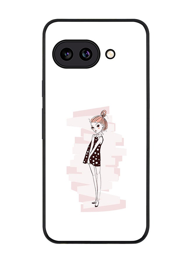 Stylizedd For Google Pixel 9a Case,Slim fit Camera Protection, Shockproof Thin Phone cover  - Shy Teen