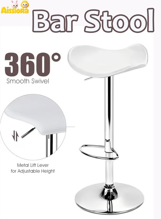 آيسيورا كرسي بار قابل للتعديل كرسي بار مع مسند ظهر كرسي بار قابل لتعديل الارتفاع كرسي بار دوار - Image 1