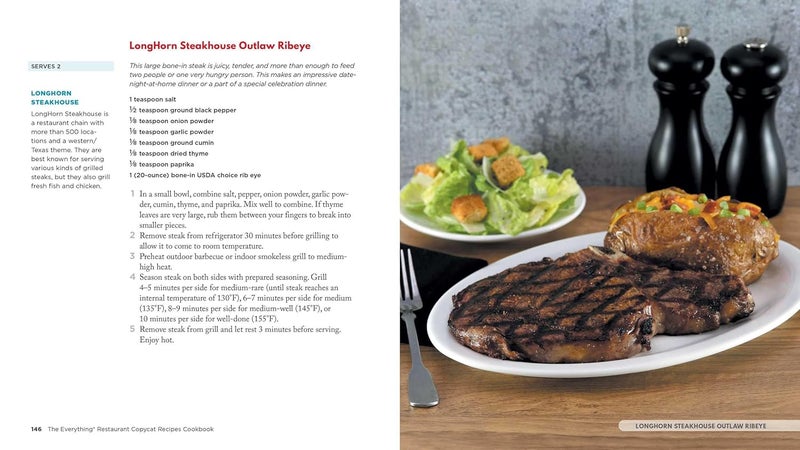 The Everything Restaurant Copycat Recipes Cookbook: 200 Easy Recipes to Re-Create Your Favorite Restaurant Dishes at Home - Image 4