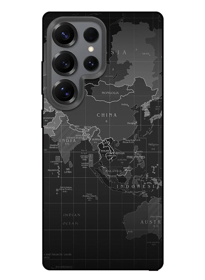 EYE CATCH Printed Protective Case Cover For Samsung Galaxy S25 Ultra-  World Map - Image 1