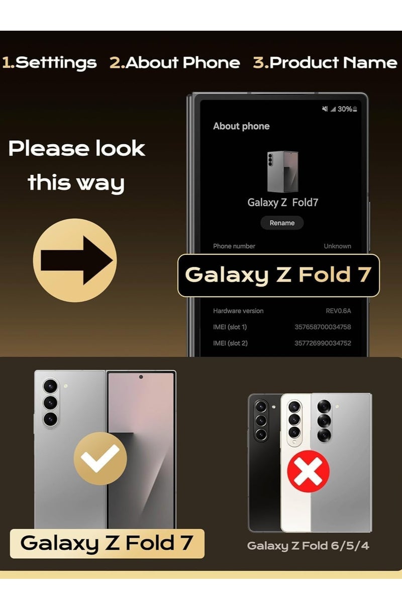 DUSALA Samsung Galaxy Z Fold 7 Front Tempered Glass Full Coverage Screen Guard 9H Hardness Anti Fingerprint Scratch Resistance Glass for Samsung Galaxy Z Fold 7 - Image 2
