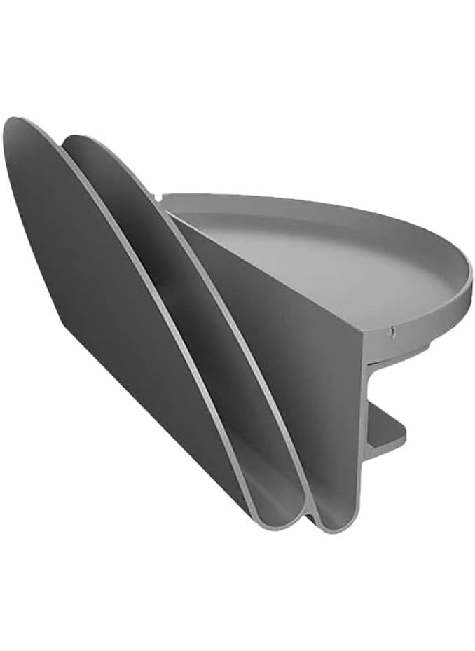 Deflecto Deflecto Desk File Organizer Standing Desk Accessory Gray Thermoplastic Polymer 711e H x 12e W x 996e L  - Image 1