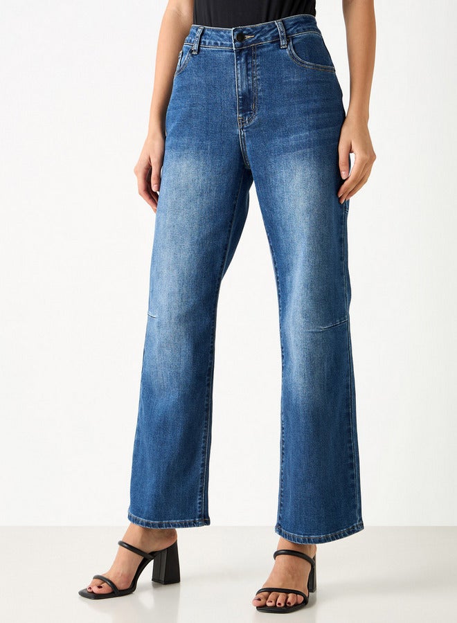 2Xtremz Mid-Rise Jeans with Button Closure - Image 1
