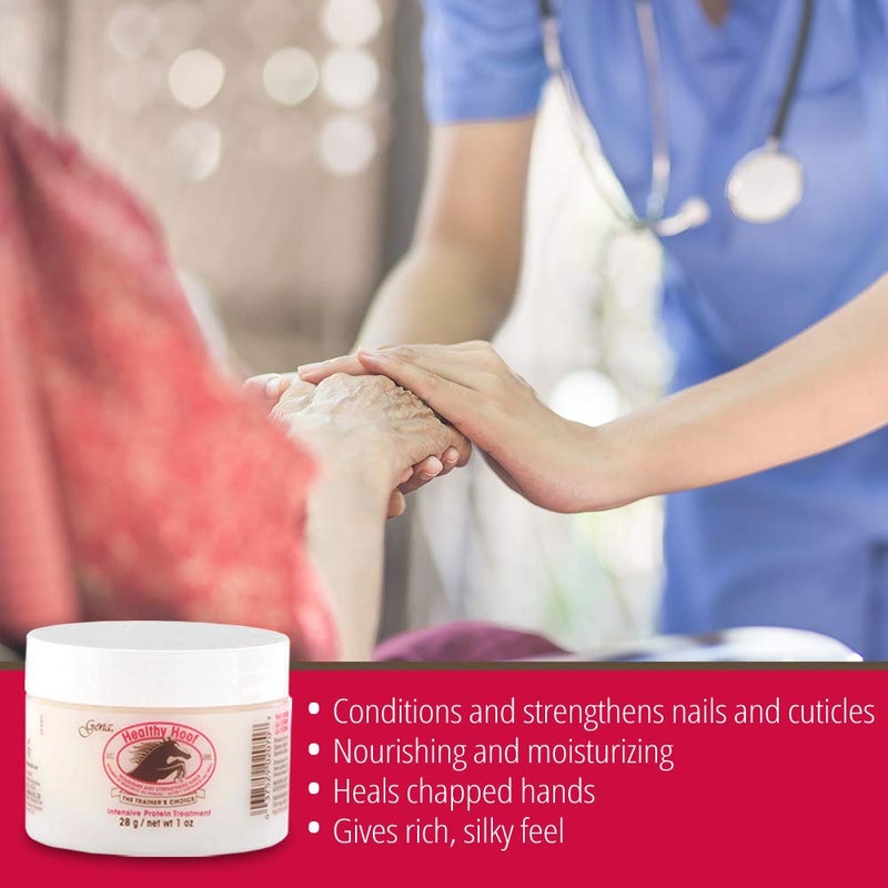 Gena Healthy Hoof Cream, Complete Cuticle and Nail Care 1 Oz, 3 Pack - Image 3