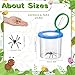 Coopay 6 Pieces Magnifying Insect Box Bug Viewer Critter Insect Cage Container Bug Catcher Cage Jar Collecting Kit for Children Kids Science Nature Exploration Tools - Image 4