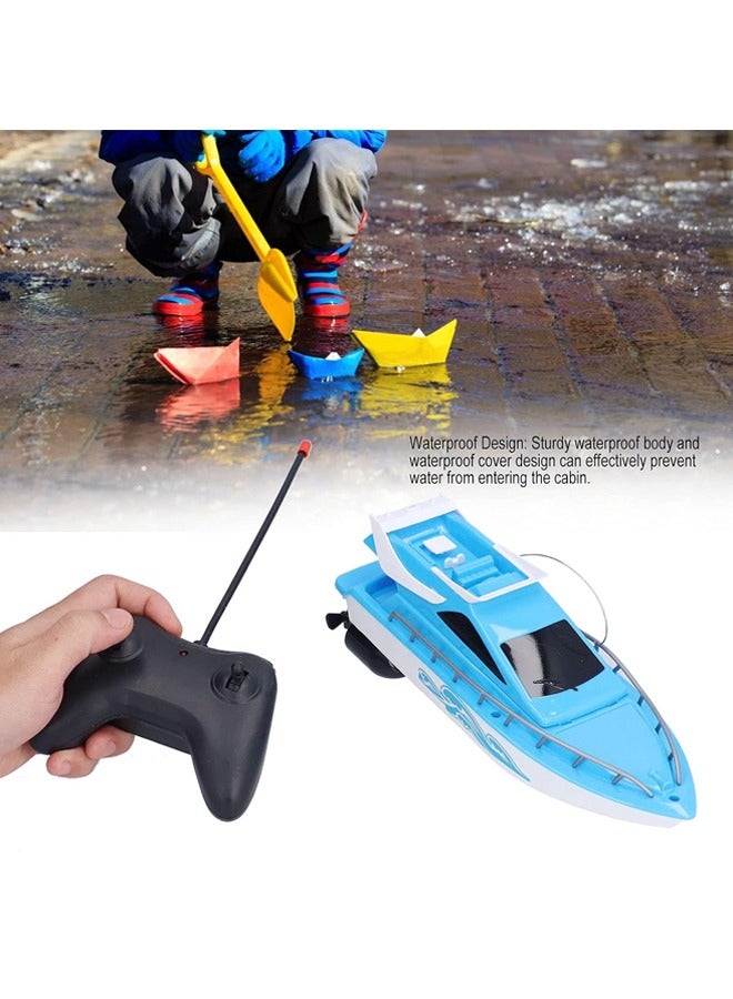 Arabest Racing Boat Toys,Children's Mini Remote Control Boat,Rc Boat 2.4ghz High Speed Battery Powered for Lake for Swimming Pool,Children's Birthday Gift Toy(Blue) - Image 5