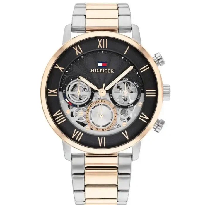 Tommy Hilfiger Men’s Watch – Model 1710570 | Elegant Two-Tone Silver & Gold Design - Image 1