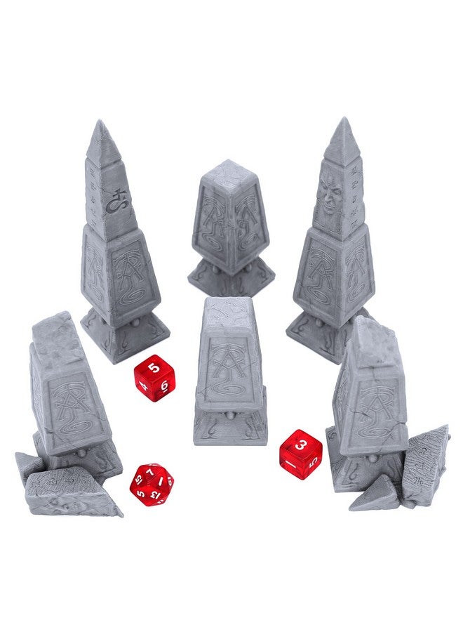 EnderToys Elven Waystones by Makers Anvil, 3D Printed Tabletop RPG Scenery and Wargame Terrain for 28mm Miniatures - Image 2