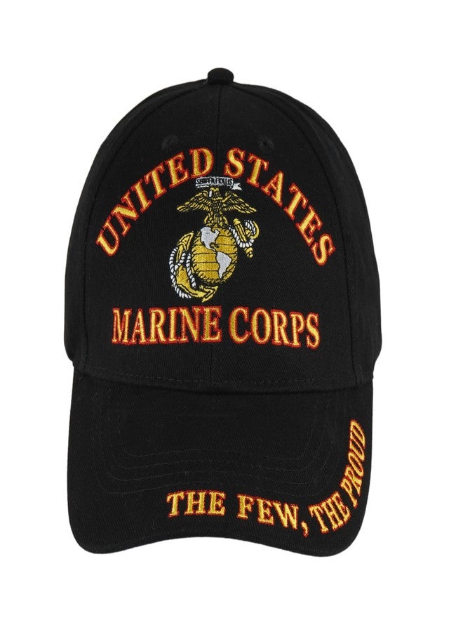 Trendy Zone 21 USMC Hat for Men and Women | Unisex Black US Marine Corps Cap, Officially Licensed Product | The Few, The Proud | Black - Image 2