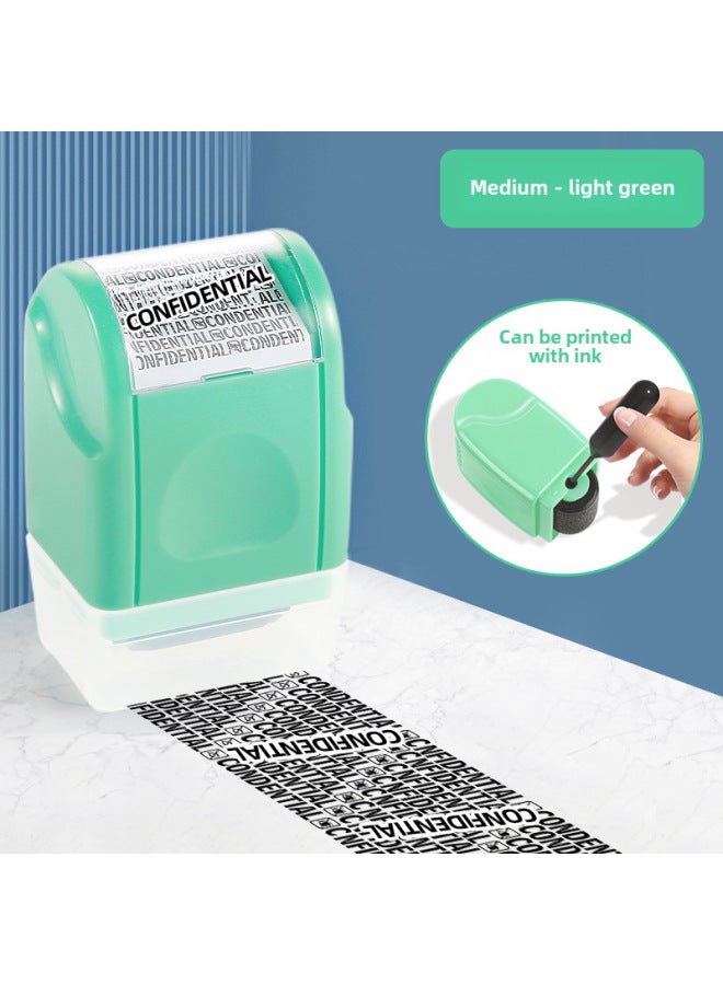 Roller-type Security Seal Random Code Privacy Seal Original Seal Oil Express Daub Pen Anti-leak Cover Information - Image 1