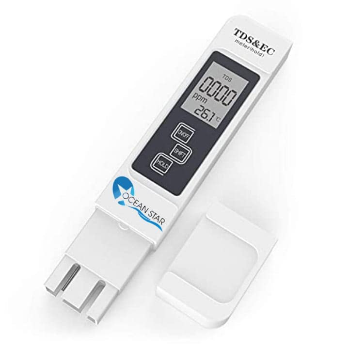 OCEAN STAR TECHNOLOGIES Digital 3-In-1 Water Tds Ec And Temperature Meter - Purity Tester With Atc Function, 1Ppm Resolution, 0-9990 Ppm Measurement Range (Black) - Image 3