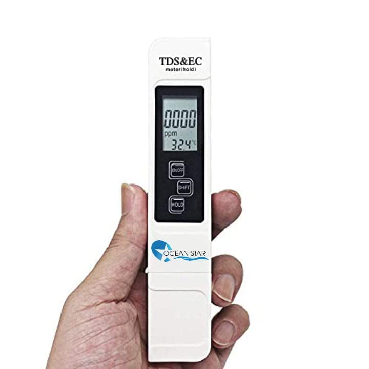 OCEAN STAR TECHNOLOGIES Digital 3-In-1 Water Tds Ec And Temperature Meter - Purity Tester With Atc Function, 1Ppm Resolution, 0-9990 Ppm Measurement Range (Black) - Image 5
