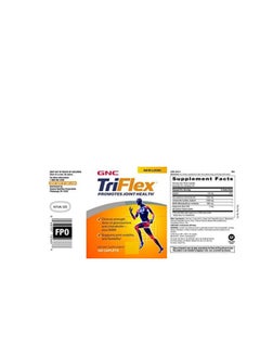 GNC TriFlex Targeted Joint, Bone & Cartilage Health Supplement with Glucosamine Chondroitin & MSM 120 Caps 40 Servings  - Image 3