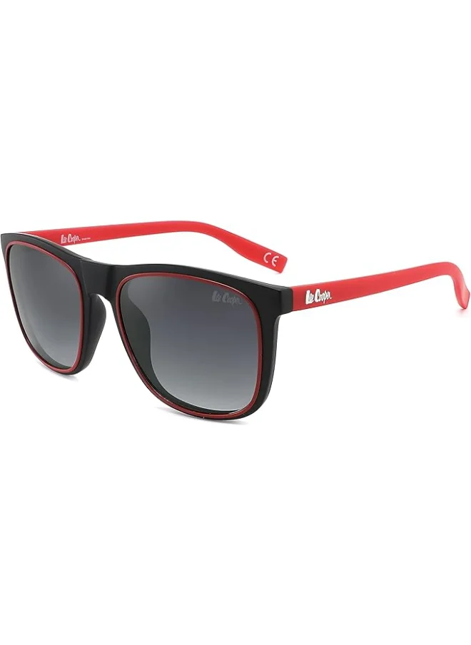 لي كوبر Polarized Sunglasses Black Frame GR.Grey Mirror Lens 5mm  - LC1006C02