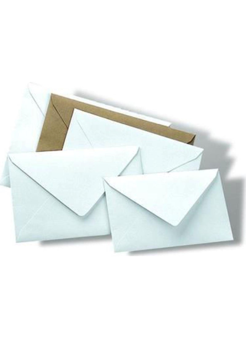 Diplomat - 1000 Pieces 14X20 cm Invitation Envelope 90 gr White - Image 1