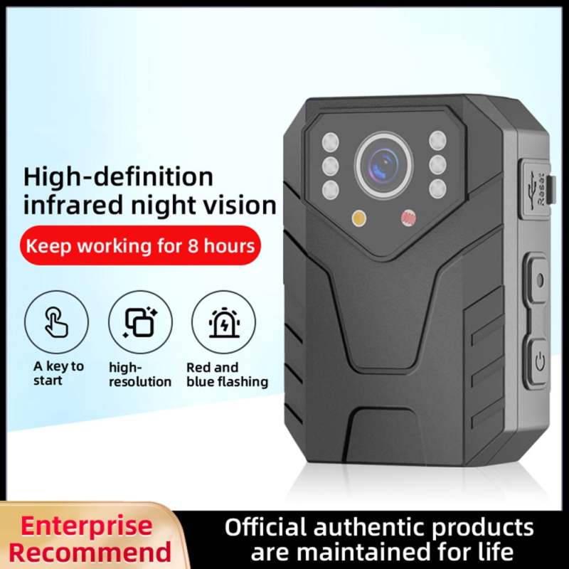 Body Camera 1080P HD Video Night Vision Portable Design - Professional Noise Filtering One Button Operation 360 Rotatable for Sports Shooting - Image 2