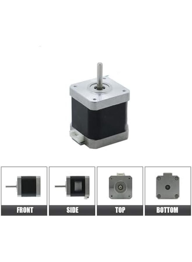 Nema 17 Stepper Motor 1.8 Degree 0.55Nm 5mm Shaft 2 Phase 4 Wire for CNC 3D Printer - Image 4