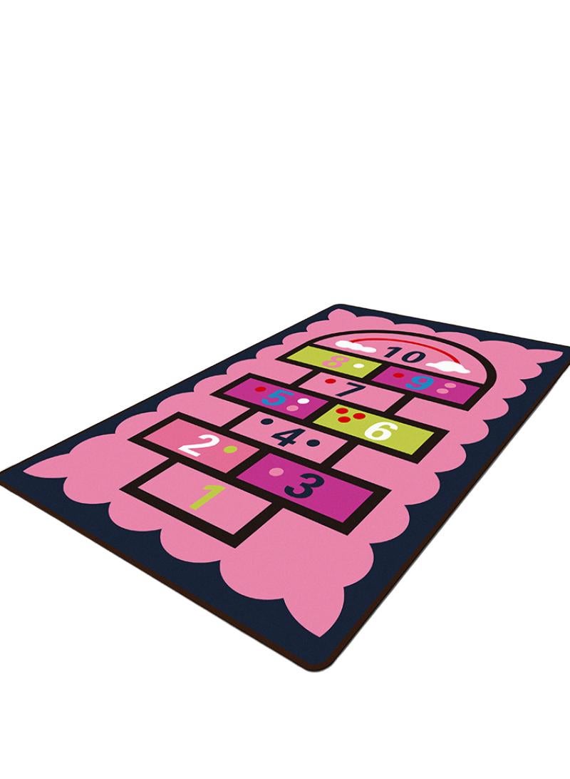 Bluejw 1-Piece Mat For Kid'S Room Number Washable Home Polyester Jumping House Game Mat 60x90cm - Image 1